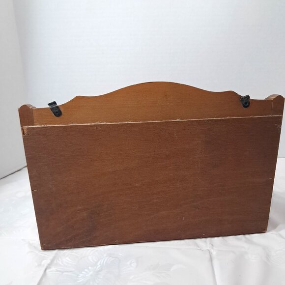 Vintage International MARMALADE Goose Mail Letter Holder organizer wood apple - Picture 8 of 15